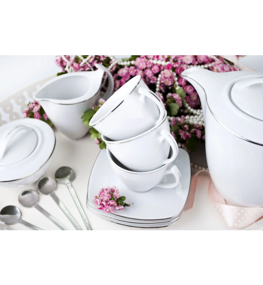 WYPRZEDAŻ! CHODZIEŻ AKCENT 9718 PLATYNOWA LINIA Mlecznik / porcelana