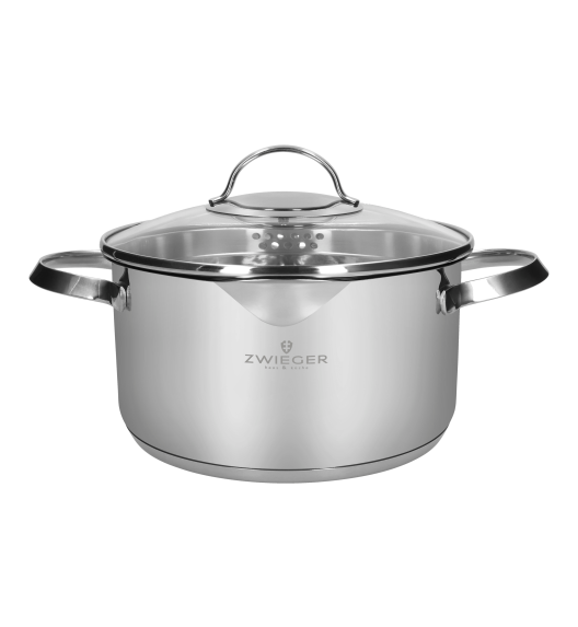 ZWIEGER VERON Garnek 3,9 l z pokrywką 22 cm / stal nierdzewna