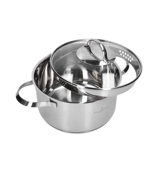 ZWIEGER VERON Garnek 3,9 l z pokrywką 22 cm / stal nierdzewna