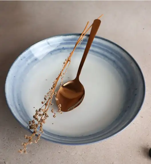 WYPRZEDAŻ! LUBIANA BOSS KERAJET | 014 NIEBIESKI | Serwis obiadowy 3/9 elementów | N004