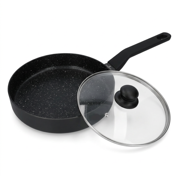 ZWIEGER VERON Patelnia 24 cm + Pokrywka szklana Tadar