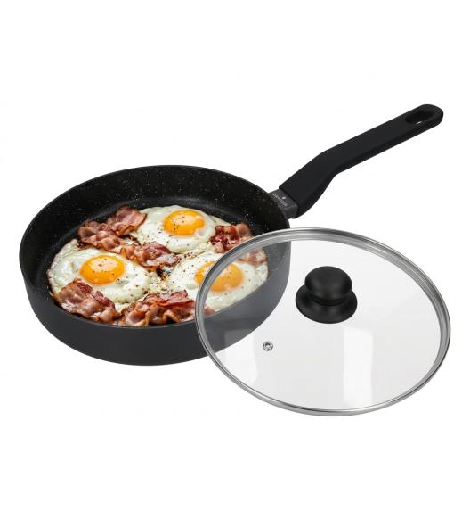 ZWIEGER VERON Patelnia 28 cm + Pokrywka szklana Tadar