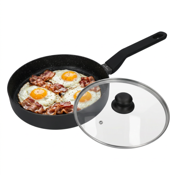 ZWIEGER VERON Patelnia 28 cm + Pokrywka szklana Tadar