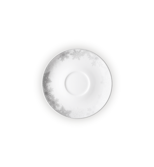 WYPRZEDAŻ! CHODZIEŻ YVETTE G629 ŚNIEŻYNKI Zestaw kawowy 10 el / 5 osób / porcelana