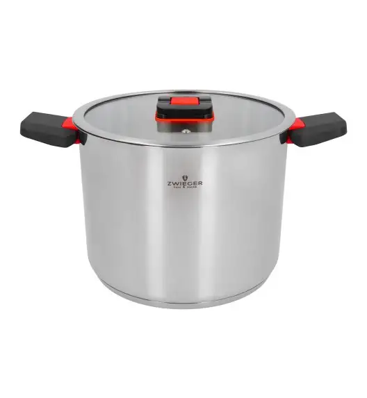 ZWIEGER KOMPACT Komplet 3 garnków z pokrywkami + Brytfanna LAVENA