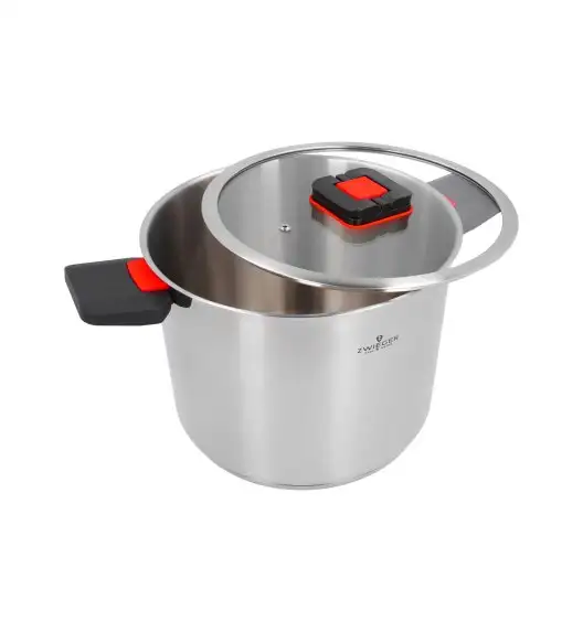 ZWIEGER KOMPACT Komplet 3 garnków z pokrywkami + Brytfanna LAVENA