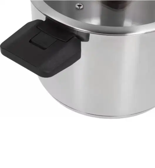 ZWIEGER KOMPACT BLACK Komplet 3 garnków z pokrywkami + Brytfanna LAVENA