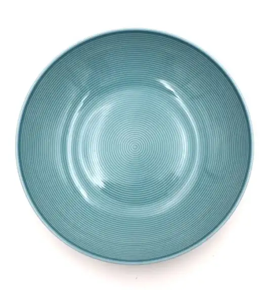 WYPRZEDAŻ! LUBIANA ETO MODERN K6 Talerz głęboki 22 cm | luz | niebieski | porcelana 