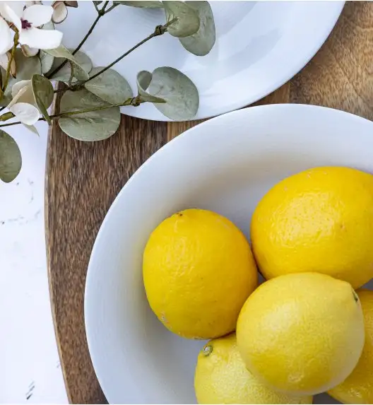 WYPRZEDAŻ! LUBIANA ETO MODERN BIAŁY Zestaw talerzy obiadowych 3 el / porcelana dekorowana