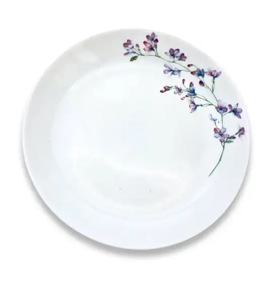 WYPRZEDAŻ! AMBITION LINUM Talerz obiadowy 24 cm / szkło