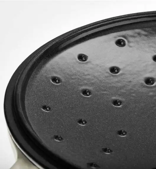 WYPRZEDAŻ! GERLACH NATUR IRON Brytfanna 5,5 L z pokrywką 31 cm / żeliwo