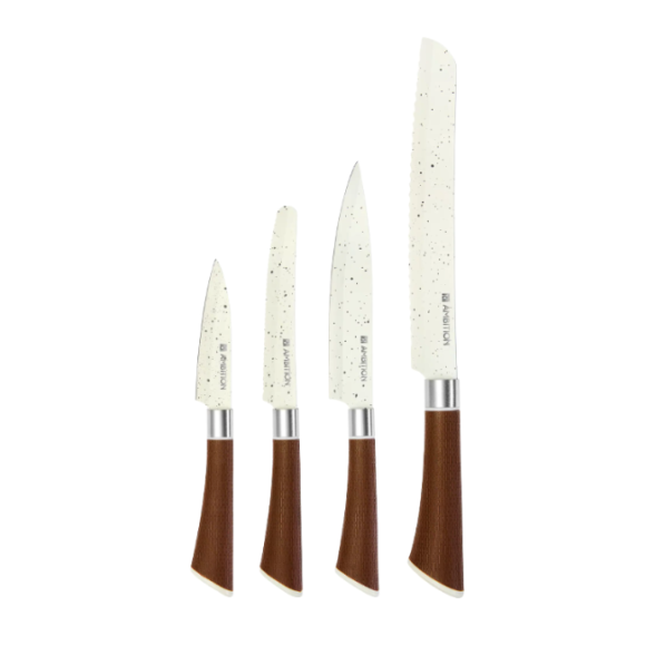 WYPRZEDAŻ! AMBITION NATURE Nóż szefa kuchni z kompletu 5 noży w bloku / 51230 - produkt wyprzedażowy! 