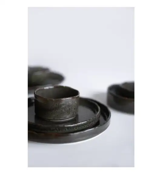 VERLO ALGA Talerz płaski deserowy 20,5 cm, ciemnozielony