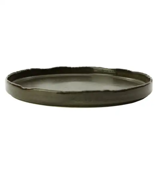 VERLO ALGA Talerz płaski obiadowy 25 cm, ciemnozielony