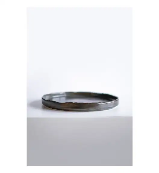 VERLO ALGA Talerz płaski deserowy 21 cm, ciemnozielony