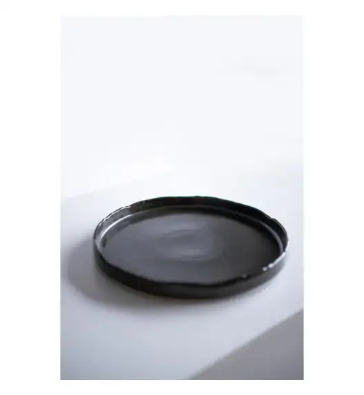 VERLO ALGA Talerz płaski deserowy 21 cm, ciemnozielony