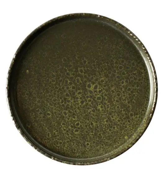 VERLO ALGA Talerz płaski deserowy 21 cm, ciemnozielony