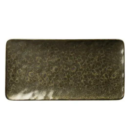 VERLO ALGA Półmis, talerz płaski prostokątny 25x13 cm, ciemnozielony