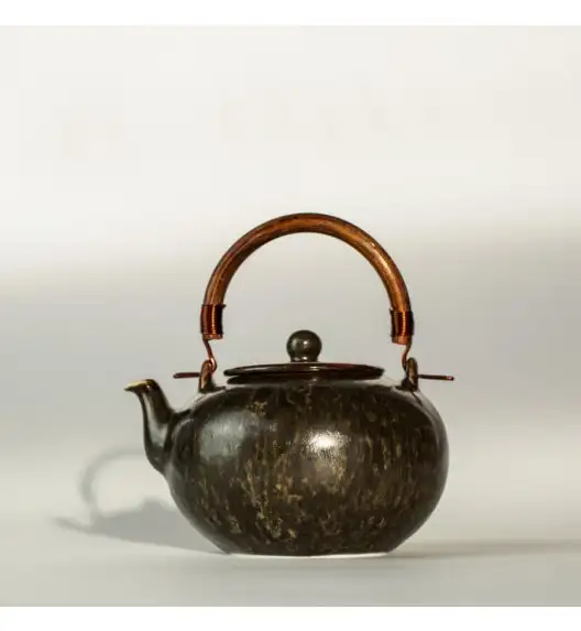 VERLO ALGA Dzbanek imbryk do herbaty 450 ml, ciemnozielony