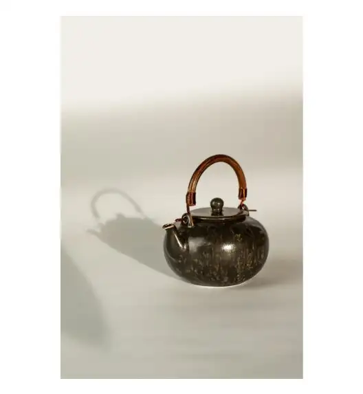 VERLO ALGA Dzbanek imbryk do herbaty 450 ml, ciemnozielony