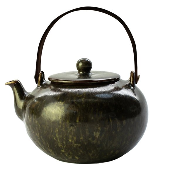 VERLO ALGA Dzbanek imbryk do herbaty 450 ml, ciemnozielony