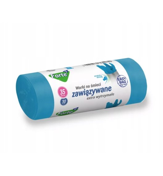 FORTE+ EASY-BAG Komplet 10x Worki na śmieci 35 L / 30 szt. / zawiązywane