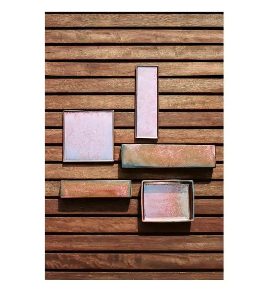 VERLO FLAME Półmis 34x11 cm prostokątny, ceglasty