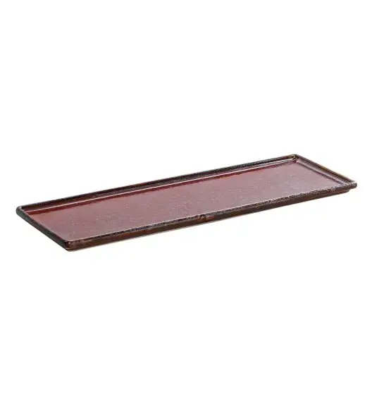 VERLO FLAME Półmis 34x11 cm prostokątny, ceglasty