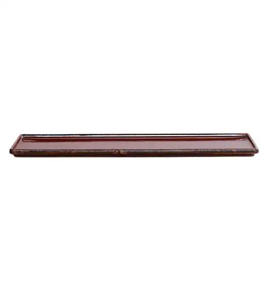 VERLO FLAME Półmis 34x11 cm prostokątny, ceglasty