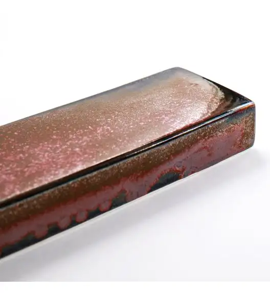 VERLO FLAME Półmis panel 43x7,4 cm prostokątny, ceglasty