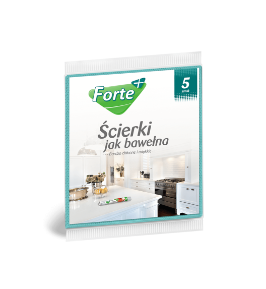 FORTE+ Komplet 5x Ścierki jak bawełna 5 szt.