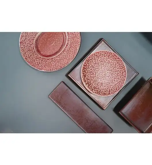 VERLO AMOUR Talerz płaski 20,3 cm, czerwony