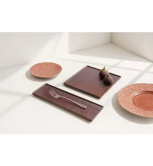 VERLO AMOUR Talerz płaski 20,3 cm, czerwony