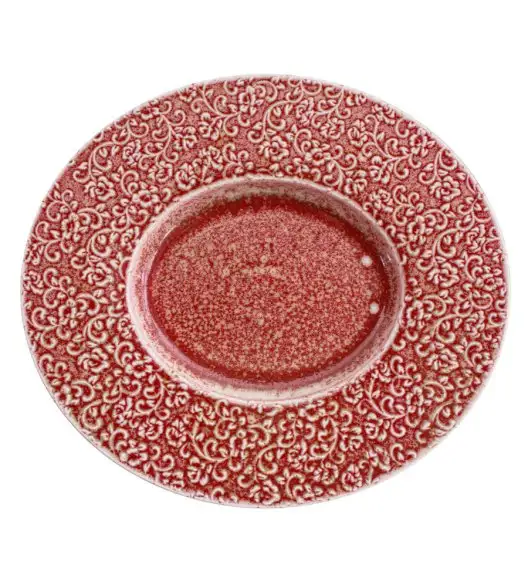 VERLO AMOUR Talerz owalny 28,5 x 3 cm, czerwony