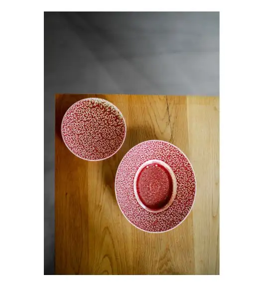 VERLO AMOUR Talerz owalny 28,5 x 3 cm, czerwony