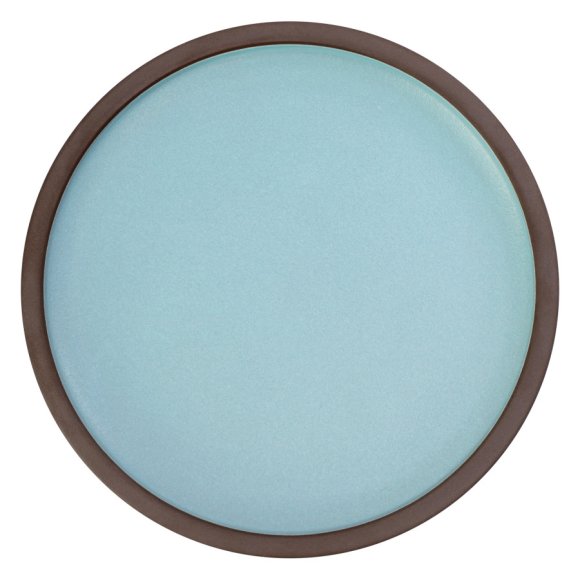 VERLO CHOCO Talerz płaski deserowy 20 cm, brązowo-niebieski