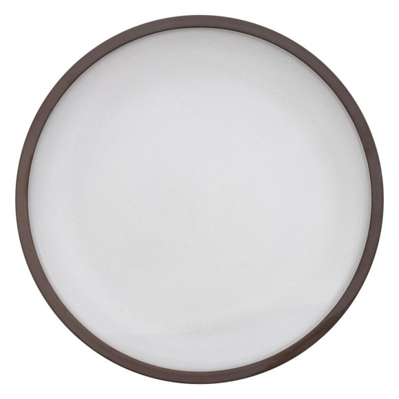 VERLO CHOCO Talerz płaski 29 cm, brązowo-biały