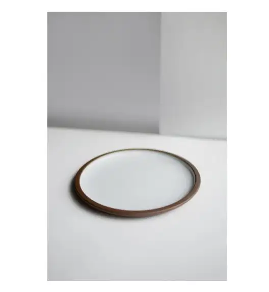 VERLO CHOCO Talerz płaski 29 cm, brązowo-biały