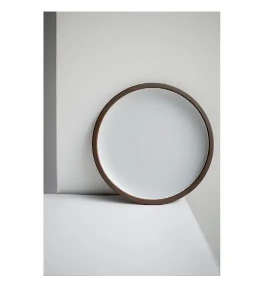 VERLO CHOCO Talerz płaski deserowy 20 cm, brązowo-biały