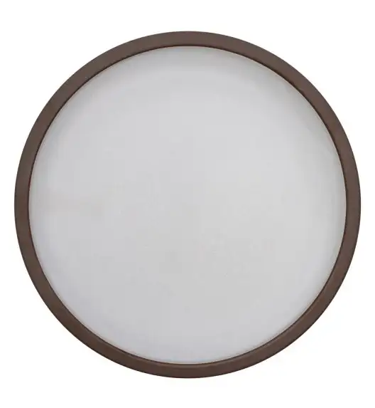 VERLO CHOCO Talerz płaski deserowy 20 cm, brązowo-biały