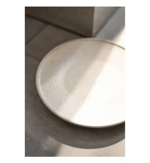 VERLO LESS Talerz płaski obiadowy 28 cm, beżowy