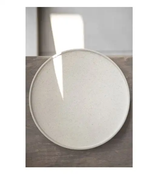 VERLO LESS Talerz płaski deserowy 21 cm, beżowy