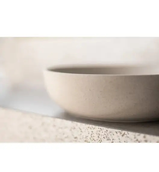 VERLO LESS Talerz głęboki 1000 ml, 20 cm beżowy