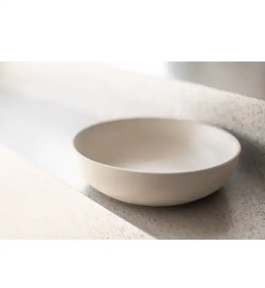 VERLO LESS Talerz głęboki 1000 ml, 20 cm beżowy