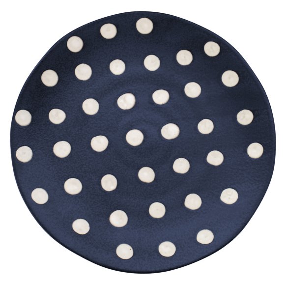 VERLO GROCHY Talerz płaski 29 cm, granatowy