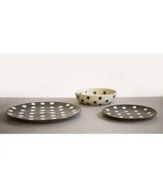 VERLO GROCHY Talerz płaski 29 cm, granatowy