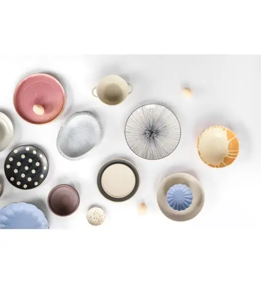 VERLO GROCHY Talerz płaski deserowy 21 cm, granatowy