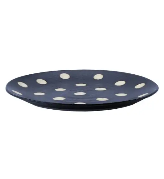 VERLO GROCHY Talerz płaski deserowy 21 cm, granatowy