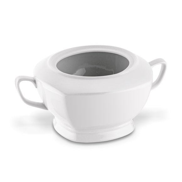 WYPRZEDAŻ! TADAR Waza do zupy 2,5 l BEZ POKRYWY / biała / porcelana