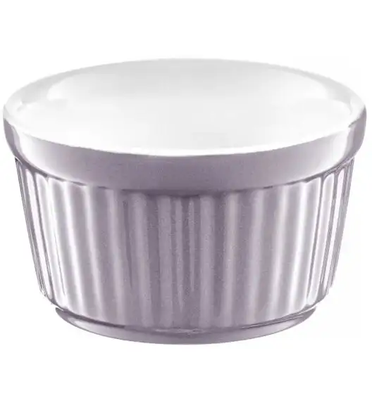 AMBITION GINGER Czarka / Kokilka / Ramekin / Forma ceramiczna do zapiekania 9 cm / jasnofioletowa